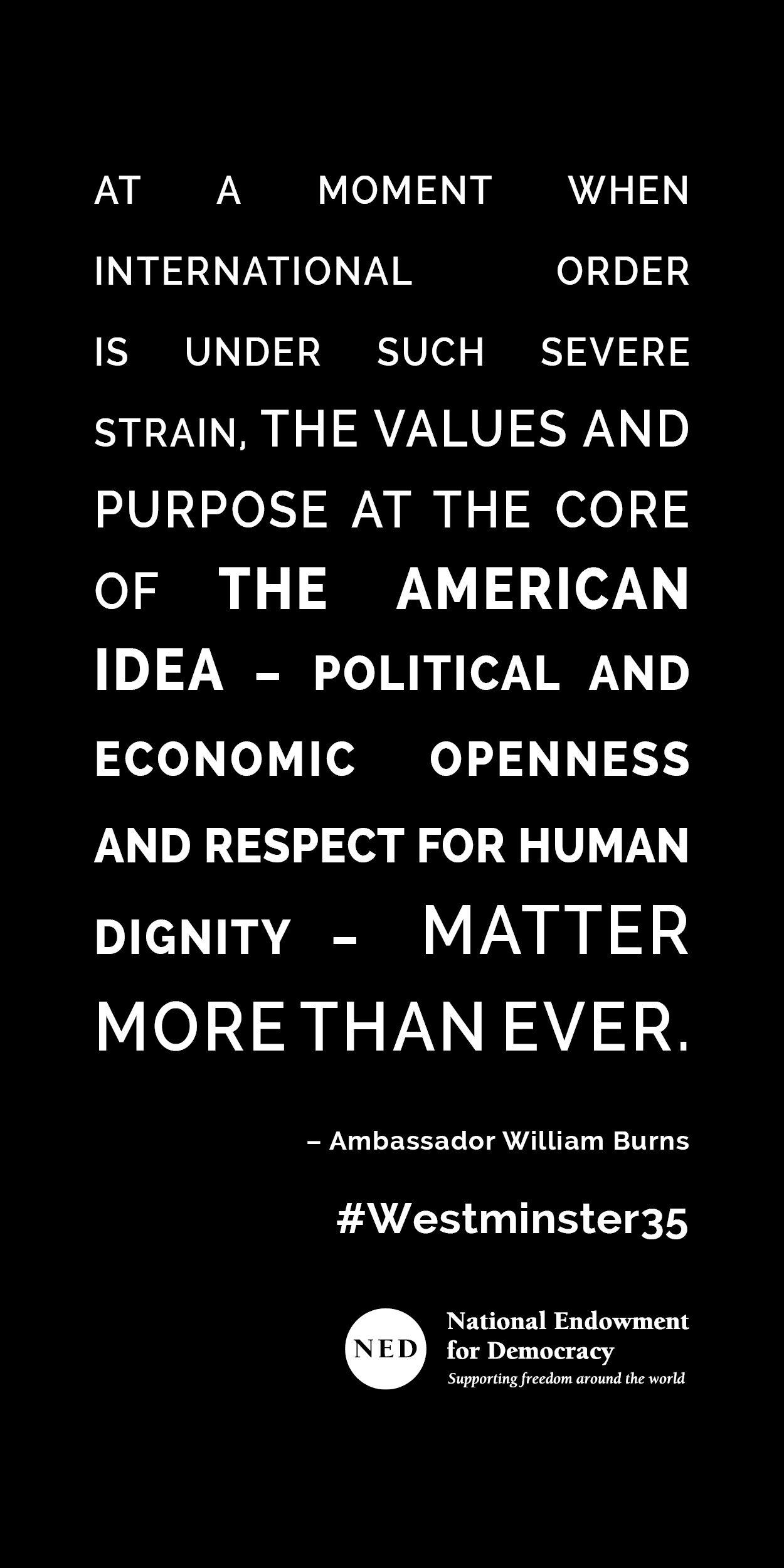 American values matter