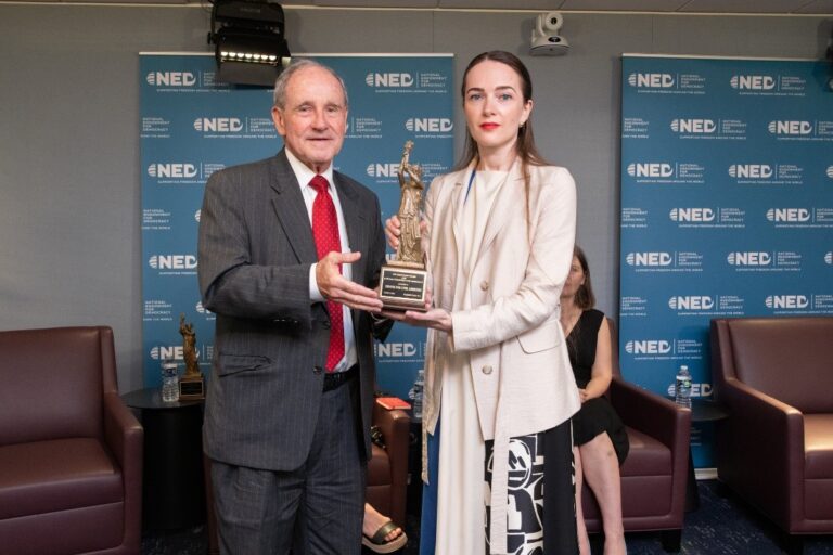 NED Congratulates Nobel Peace Prize Winners NATIONAL ENDOWMENT FOR